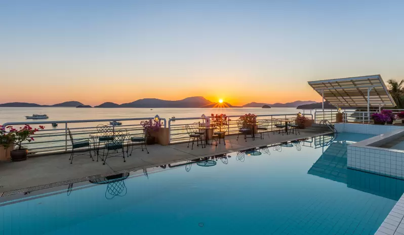 Kantary Bay-Pool at dusk Kantary Bay-Pool at dusk