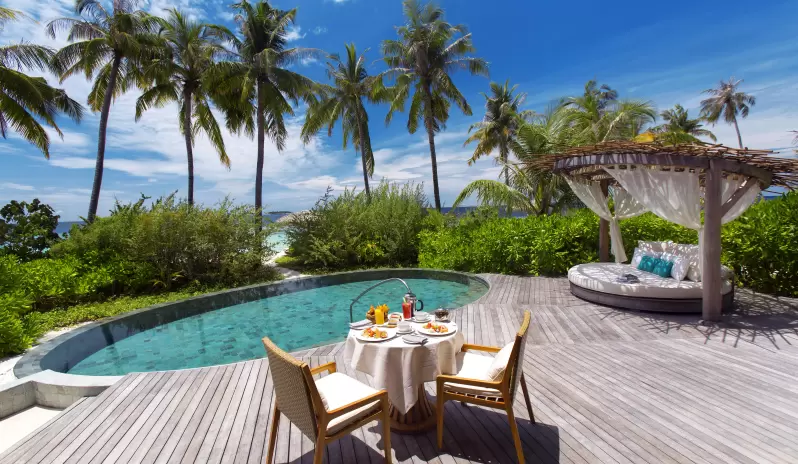 Milaidhoo Island Maldives-Breakfast in deck Sakis new Milaidhoo Island Maldives-Breakfast in deck Sakis new