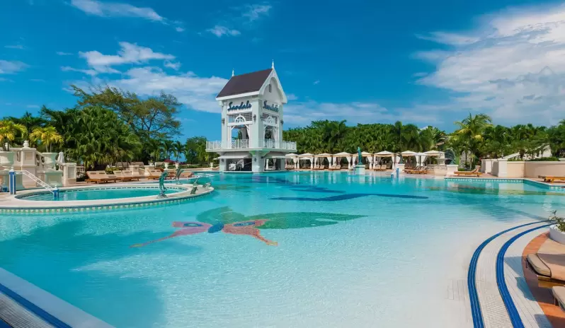 Sandals Ochi Beach Resort-Main Pool Sandals Ochi Beach Resort-Main Pool