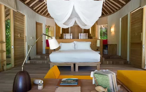 Six Senses Laamu-Beach Family Pool Villa bedroom_9317 Six Senses Laamu-Beach Family Pool Villa bedroom_9317