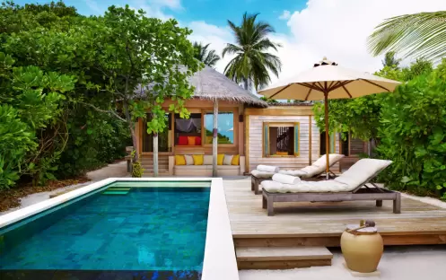 Six Senses Laamu-Beach Family Pool Villa exterior_9317 Six Senses Laamu-Beach Family Pool Villa exterior_9317