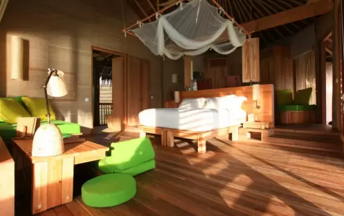 Six Senses Laamu-Ocean Water Pool Villa bedroom_10352 Six Senses Laamu-Ocean Water Pool Villa bedroom_10352