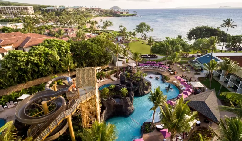Wailea Beach Marriott Resort & Spa-Adevnture Pool Wailea Beach Marriott Resort & Spa-Adevnture Pool