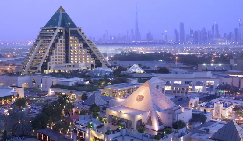 Raffles Dubai skyline Raffles Dubai skyline