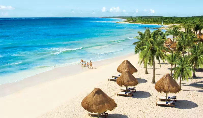 Dreams Tulum Resort & Spa-Aerial View Of Beach Dreams Tulum Resort & Spa-Aerial View Of Beach