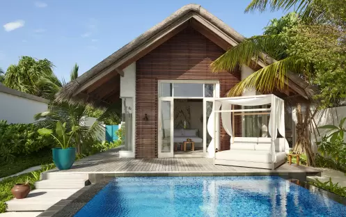 Fairmont Maldives Sirru Fen Fushi-DELUXE BEACH SUNRISE VILLA EXTERIOR DAY_15636 Fairmont Maldives Sirru Fen Fushi-DELUXE BEACH SUNRISE VILLA EXTERIOR DAY_15636