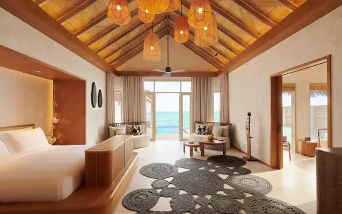 Fairmont Maldives Sirru Fen Fushi-GRAND WATER SUNSET VILLA BEDROOM 1_15639 Fairmont Maldives Sirru Fen Fushi-GRAND WATER SUNSET VILLA BEDROOM 1_15639