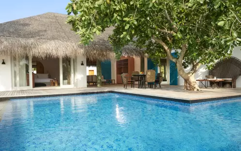 Fairmont Maldives Sirru Fen Fushi-TWO BEDROOM BEACH SUNSET VILLA DECK_15641 Fairmont Maldives Sirru Fen Fushi-TWO BEDROOM BEACH SUNSET VILLA DECK_15641