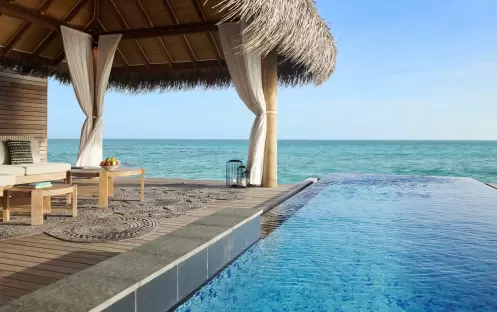 Fairmont Maldives Sirru Fen Fushi-TWO BEDROOM WATER SUNSET VILLA POOL AND DECK 1_15643 Fairmont Maldives Sirru Fen Fushi-TWO BEDROOM WATER SUNSET VILLA POOL AND DECK 1_15643