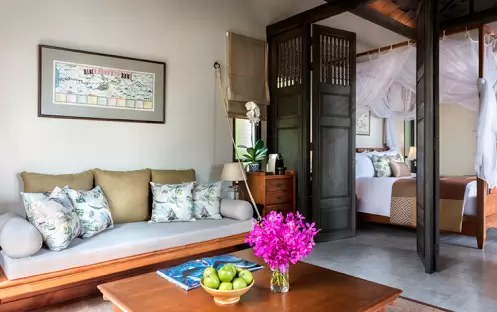 Anantara Lawana Koh Samui Resort-Anantara Sea View Pool Villa Living room_3380