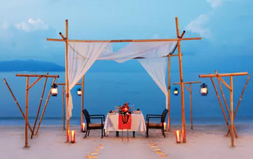 Romantic Dinner on the Beach Romantic Dinner on the Beach