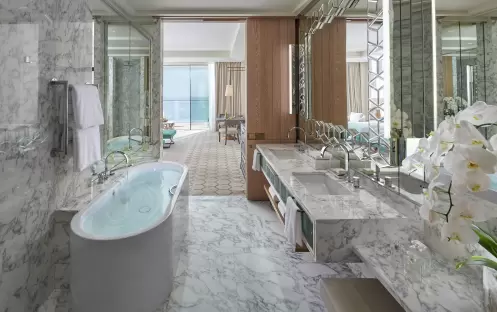 Mandarin Oriental Jumeira-MODUB Premier Sea View Room Bathroom_16984 Mandarin Oriental Jumeira-MODUB Premier Sea View Room Bathroom_16984