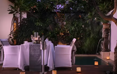 In-Villa Dining In-Villa Dining