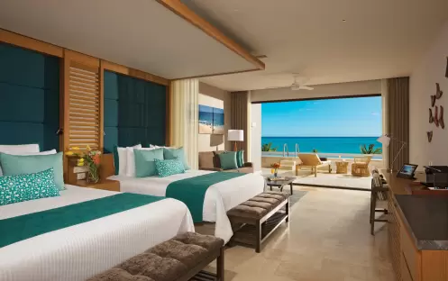 DREAMS PLAYA MUJERES PREFERRED CLUB  JUNIOR SUITE OCEAN VIEW SWIM OUT TWIN DREAMS PLAYA MUJERES PREFERRED CLUB  JUNIOR SUITE OCEAN VIEW SWIM OUT TWIN