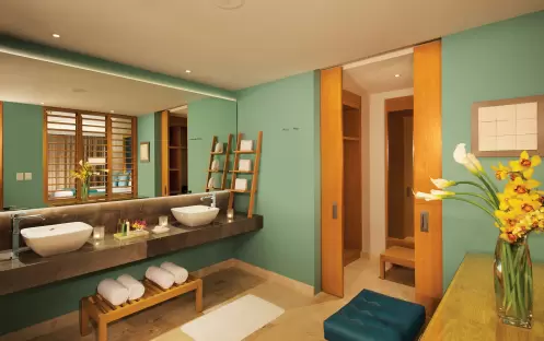 DREAMS PLAYA MUJERES PREFERRED CLUB  MASTER SUITE OCEAN VIEW WASHROOM DREAMS PLAYA MUJERES PREFERRED CLUB  MASTER SUITE OCEAN VIEW WASHROOM