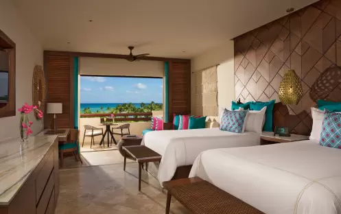 SECRETS MAROMA BEACH RESORT - JUNIOR SUITE OCEAN VIEW TWIN BED SECRETS MAROMA BEACH RESORT - JUNIOR SUITE OCEAN VIEW TWIN BED