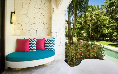 SECRETS MAROMA BEACH RESORT - JUNIOR SUITE SWIM OUT PATIO SECRETS MAROMA BEACH RESORT - JUNIOR SUITE SWIM OUT PATIO