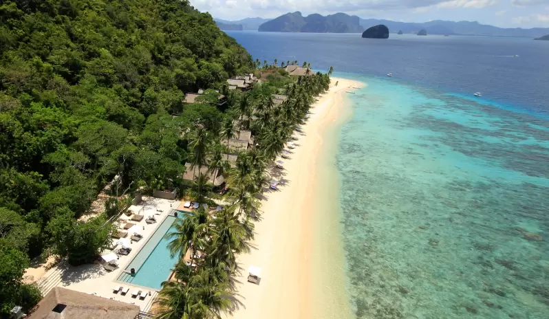 02. Pangulasian Island - Resort Aerial View 02. Pangulasian Island - Resort Aerial View