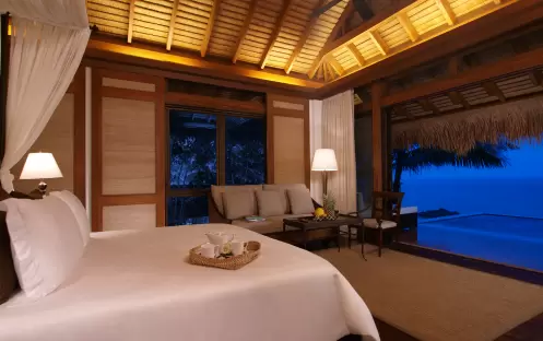 17. Pangulasian Island - Pool Villa Bedroom Area 17. Pangulasian Island - Pool Villa Bedroom Area