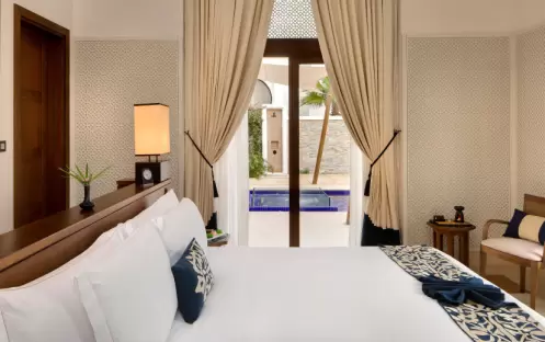 BANYAN TREE TAMOUDA - TWO BEDROOM SEAVIEW VILLA MASTER BEDROOM BANYAN TREE TAMOUDA - TWO BEDROOM SEAVIEW VILLA MASTER BEDROOM