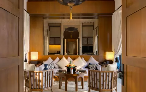 BANYAN TREE TAMOUDA - WATERFRONT POOL VILLA LIVING ROOM BANYAN TREE TAMOUDA - WATERFRONT POOL VILLA LIVING ROOM