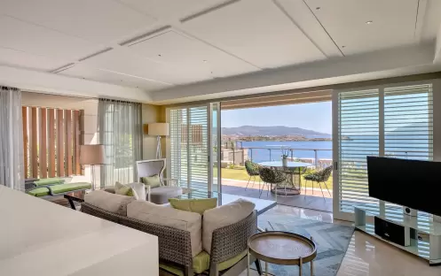 CARESSE HOTEL - TWO BEDROOM SUITE LIVING ROOM CARESSE HOTEL - TWO BEDROOM SUITE LIVING ROOM