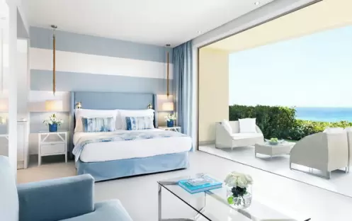 Sani Club-Deluxe Double Room Private Garden Sea View 1_11566