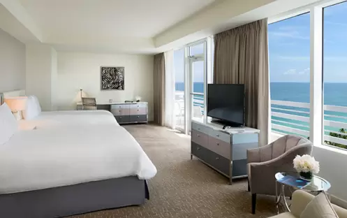 Fontainbleau - Ocean Front Junior Suite with Balcony Queen Fontainbleau - Ocean Front Junior Suite with Balcony Queen