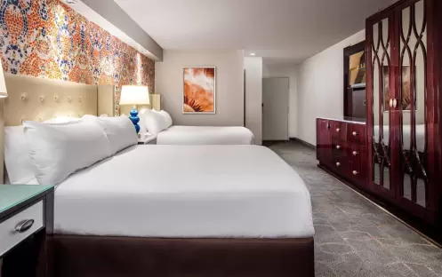 Pyramind Queen Room Newly Renovated full view Pyramind Queen Room Newly Renovated full view