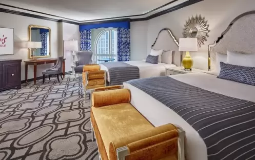 Paris Las Vegas - Burgundy Petite Suite  Queen Paris Las Vegas - Burgundy Petite Suite  Queen
