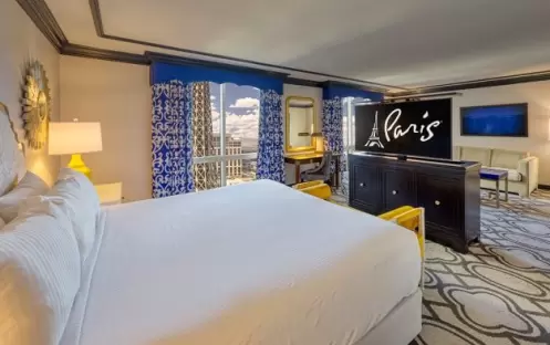 Paris Las Vegas - Burgundy Petite Suite  View Paris Las Vegas - Burgundy Petite Suite  View