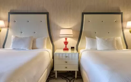 Paris Las Vegas - Burgundy Room Queen Beds Paris Las Vegas - Burgundy Room Queen Beds