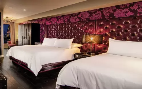 Luxury Two Queens Strip View Room Luxury Two Queens Strip View Room