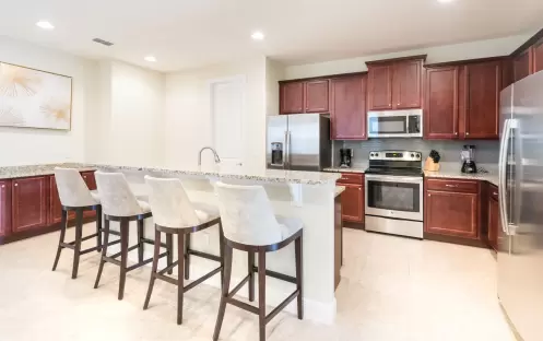 Encore Resort - Ten Bedroom Villa Kitchen Island Encore Resort - Ten Bedroom Villa Kitchen Island