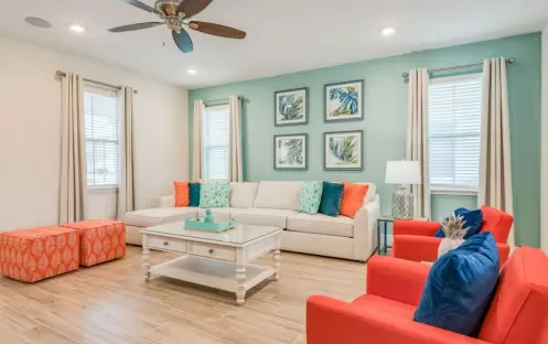 Margaritaville Resort - Four Bedroom Living room Margaritaville Resort - Four Bedroom Living room