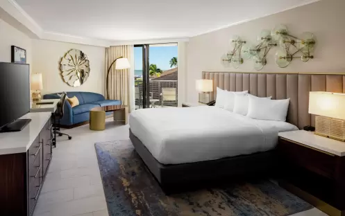 Hilton Marco Island - Partial Ocean View Bedroom Hilton Marco Island - Partial Ocean View Bedroom