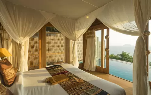 Santhiya Koh Yao - Seawater Pool Villa Bedroom Santhiya Koh Yao - Seawater Pool Villa Bedroom