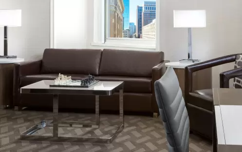 Boston Park Plaza - Studio Suite Living room Boston Park Plaza - Studio Suite Living room