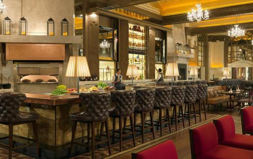 OAK Long Bar + Kitchen OAK Long Bar + Kitchen