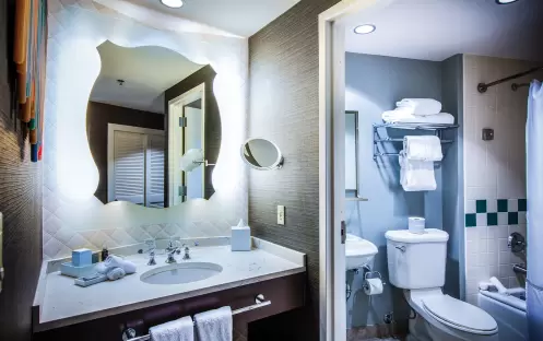 Hard Rock Hotel Universal Orlando -  Deluxe King Bathroom Hard Rock Hotel Universal Orlando -  Deluxe King Bathroom