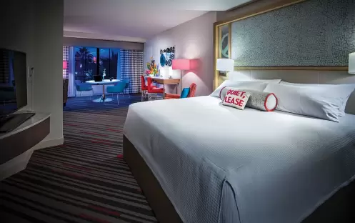 Hard Rock Hotel Universal Orlando -  King Suite Bed View Hard Rock Hotel Universal Orlando -  King Suite Bed View