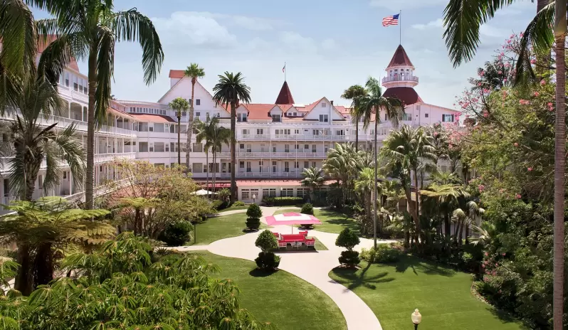 Hotel Del Coronado -  Hotel Front View Hotel Del Coronado -  Hotel Front View
