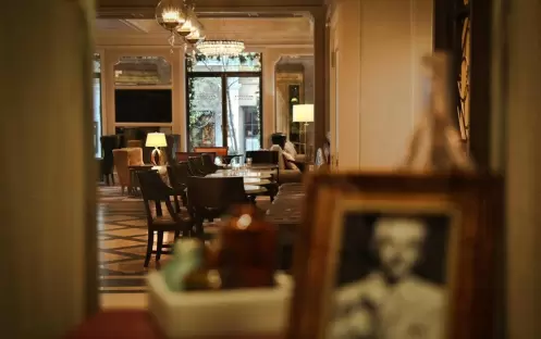 Hotel Monteleone - Criollo Restaurant Mirror view Hotel Monteleone - Criollo Restaurant Mirror view