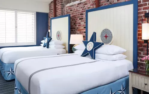 Argonaut Hotel - Deluxe Two Queen Room Bed Argonaut Hotel - Deluxe Two Queen Room Bed
