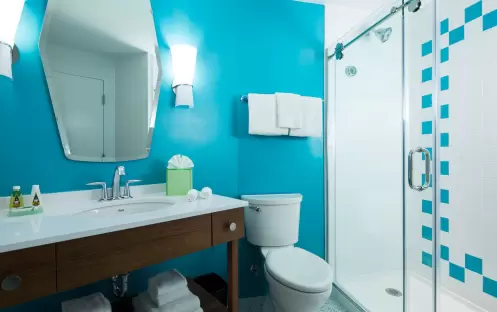 Universal’s Cabana Bay Beach Resort - Two Bedroom Suite Washroom Universal’s Cabana Bay Beach Resort - Two Bedroom Suite Washroom