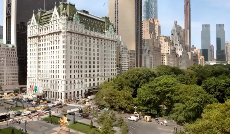The Plaza Hotel New York - Exterior Long View The Plaza Hotel New York - Exterior Long View