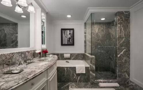 The Ritz Carlton New York - Park View Room Bathroom