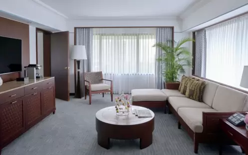 Peninsula Manila - Premier Suite Living Room Peninsula Manila - Premier Suite Living Room