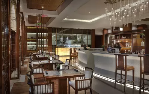 The Ritz-Carlton, Dubai, JBR - Blue Jade Restaurant Interior 2 The Ritz-Carlton, Dubai, JBR - Blue Jade Restaurant Interior 2