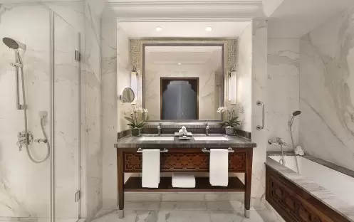 The Ritz-Carlton, Dubai, JBR - Deluxe Room Bathroom 1 The Ritz-Carlton, Dubai, JBR - Deluxe Room Bathroom 1